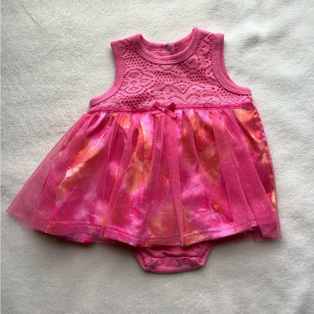 Pink Infant Dress 3 Months to 6 months 3-6M